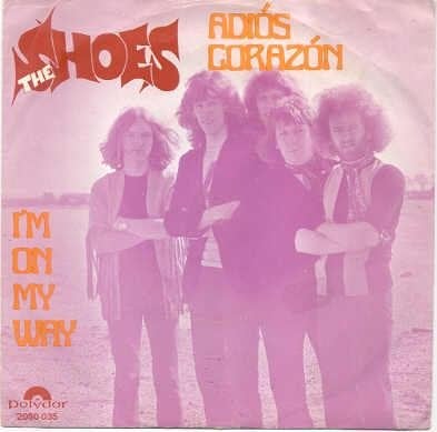 Nederbeat- The Shoes- Adios Corazon, Gebruikt, 7 inch, Ophalen of Verzenden, Beschermende buitenhoes