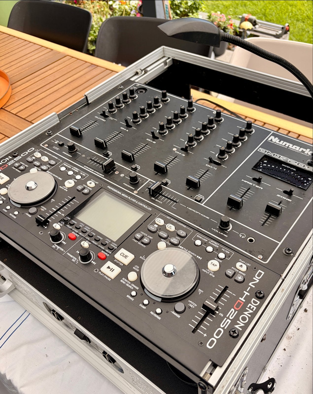 Complete DJ-set: Denon, Numark, DAP Audio met flightcase, Ophalen, Gebruikt, Dj-set, Denon