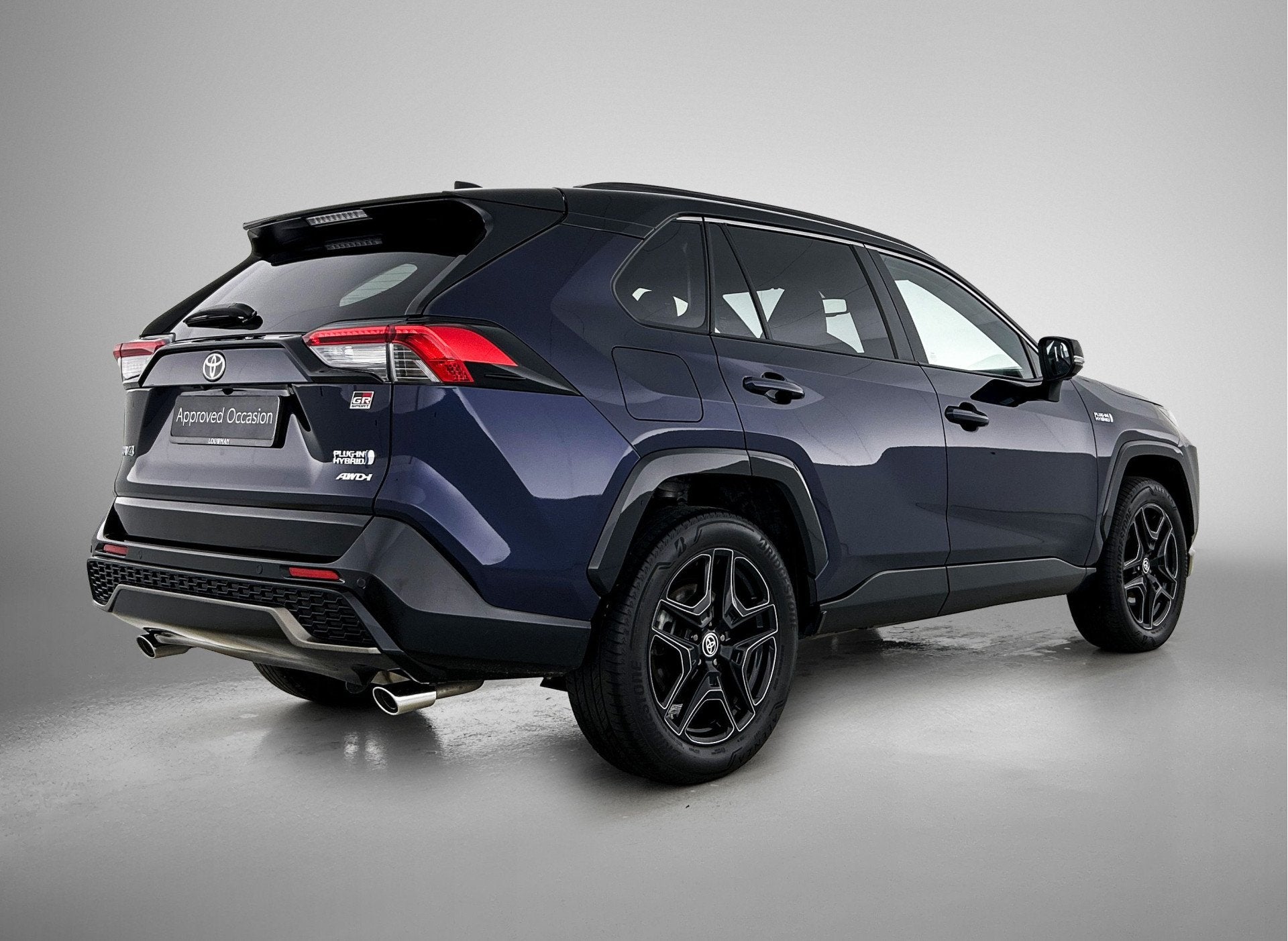 Toyota RAV4 2.5 Plug-in Hybrid AWD GR SPORT | BTW Voertuig |, Auto's, Automaat, Gebruikt, 4 cilinders, Blauw