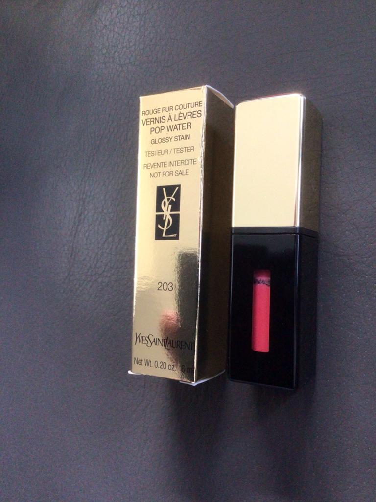 Yves Saint Laurent glossy stain 203 lipstick NIEUW, Ophalen of Verzenden, Nieuw, Lippen, Make-up