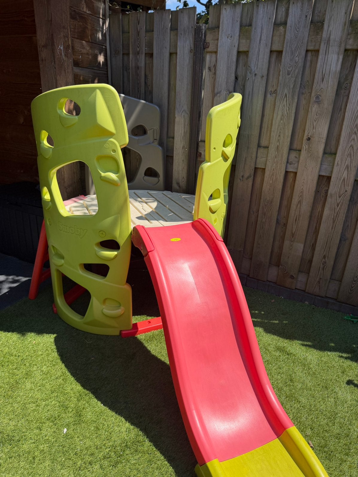 Smoby Glijbaan met Klimtoestel - Gebruikt, Kinderen en Baby's, Speelgoed | Buiten | Speeltoestellen, Ophalen, Gebruikt, Glijbaan