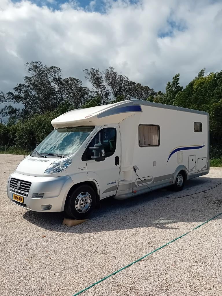 Fiat Ducato Eura Mobil Terrestra 700 EB 2009, Caravans en Kamperen, Campers, Alkoof, Tot en met 2, Luifel, Particulier
