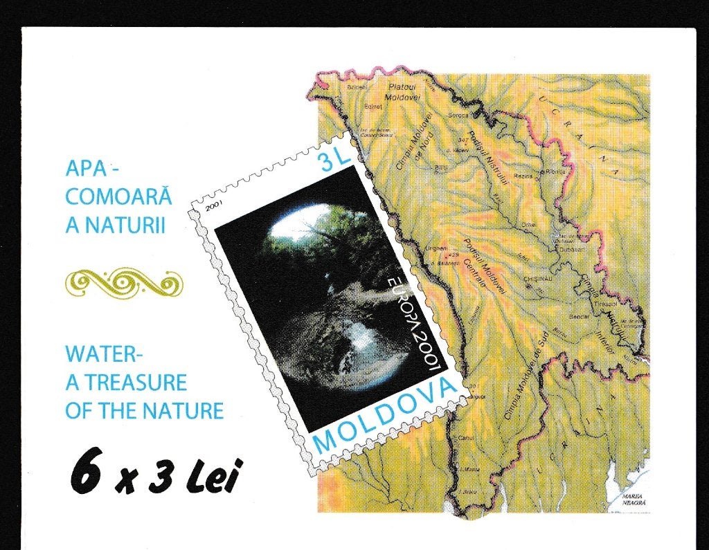 nr.86 - CEPT. boekje Moldova 2001, Ophalen of Verzenden, Overige landen, Postfris