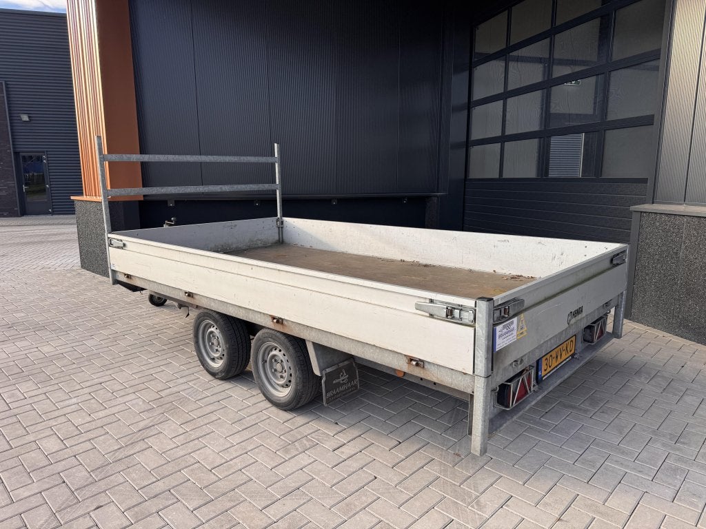 Henra plateauwagen 2700kg met slede!, Auto diversen, Gebruikt
