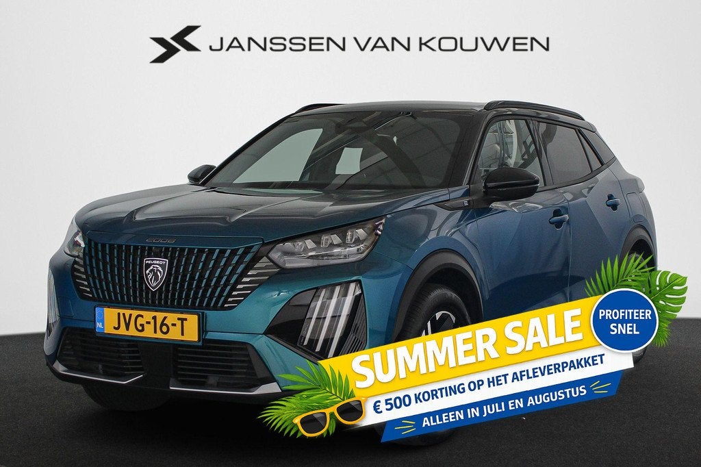 Peugeot e-2008 EV GT Avantage 54 kWh Adaptieve Cruise Contro, Auto's, Peugeot, Bedrijf, Te koop, ABS, Achteruitrijcamera, Airbags