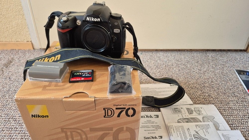 Nikon Digitale Spiegelreflex D70/D90 body’s en objectieven, Gebruikt, Spiegelreflex, Screenprotector, Nikon
