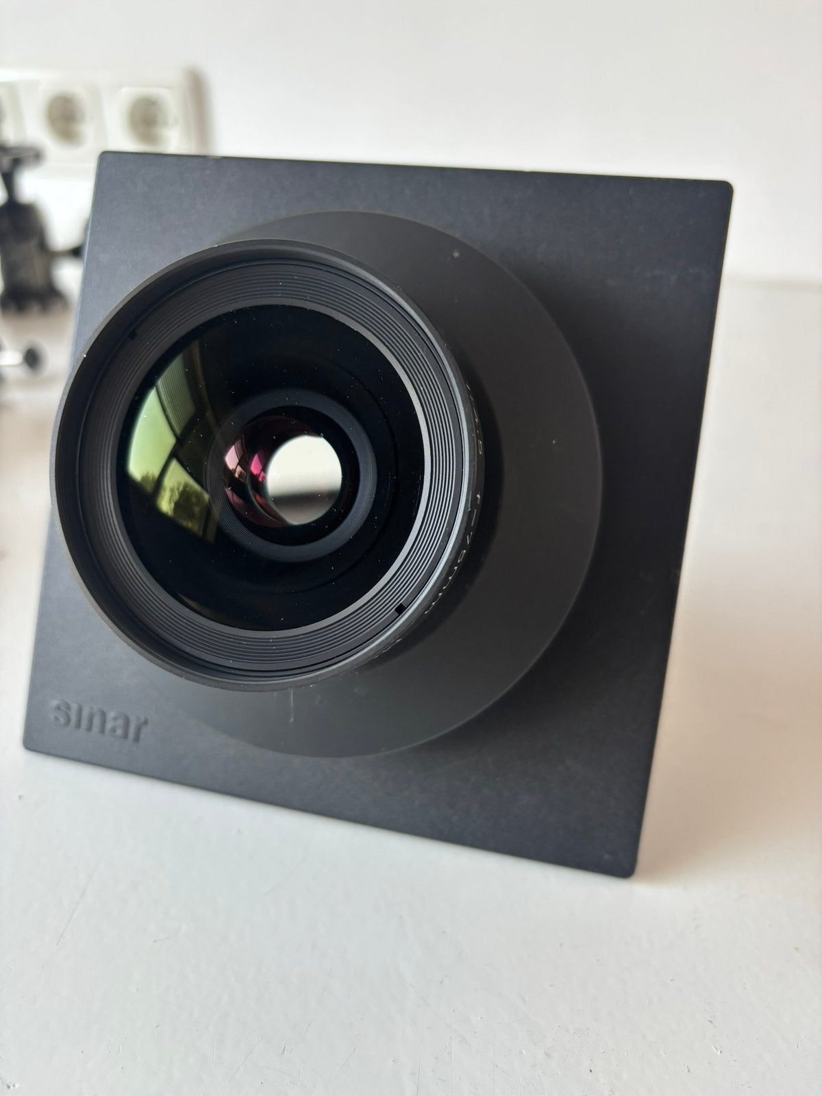 Sinaron sinar 75 mm mc lens op sinar plaat voor DB sluiter, Ophalen of Verzenden, Zo goed als nieuw