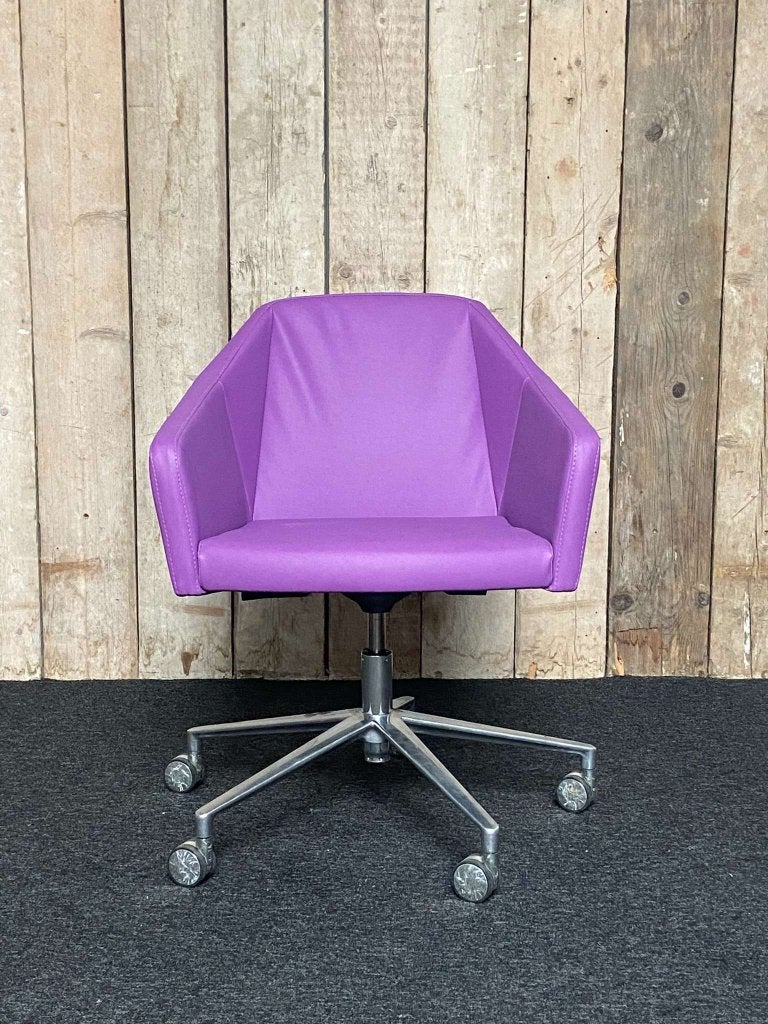 5x Casala Parker Design Vergaderstoel Op Wielen, Niet ingevuld, Gebruikt, Overige kleuren, Niet ingevuld