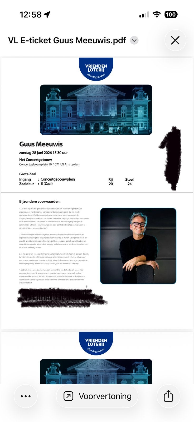 2 zit plaatsen guus meewis 28 juni, Tickets en Kaartjes, Twee personen, Juni, Levenslied