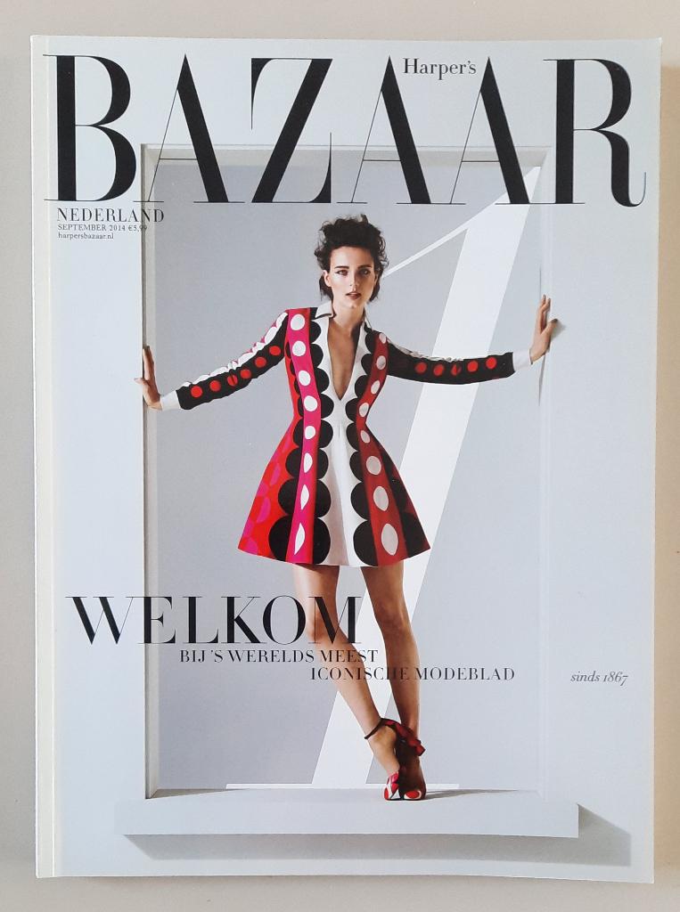 HARPERS BAZAAR September 2014, Ophalen of Verzenden, 1980 tot heden, Nederland, Tijdschrift