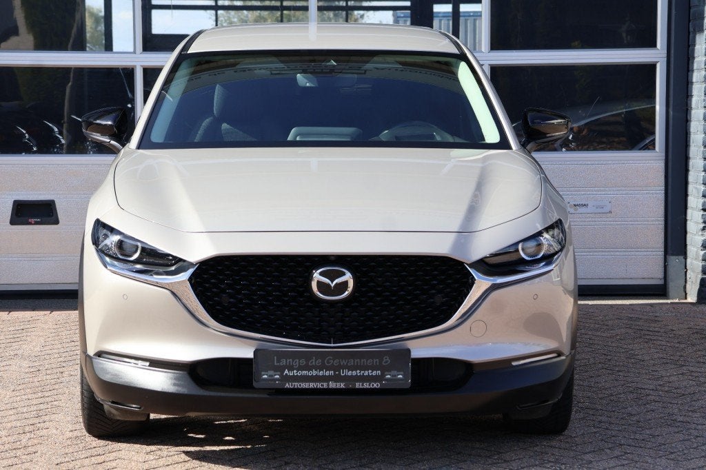 Mazda CX-30 2.0 e- skyactiv X-M Hybrid Homura automaat 186 p, Auto's, 1998 cc, Gebruikt, Met garantie (alle), Beige