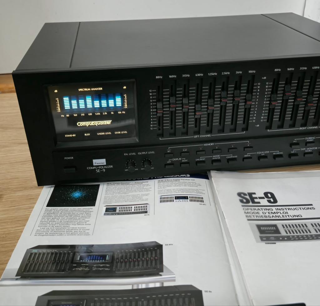 Sansui SE-9 Grafische Equalizer - Uitstekende Staat, Audio, Tv en Foto, Overige systemen, Ophalen of Verzenden, Zo goed als nieuw