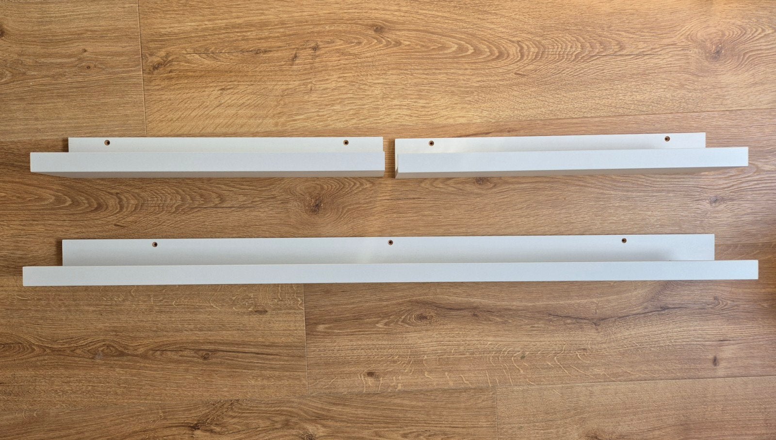 IKEA Mosslanda fotolijsten/ boekenplank - 2x 55cm, 1x 115cm, Ophalen, Gebruikt