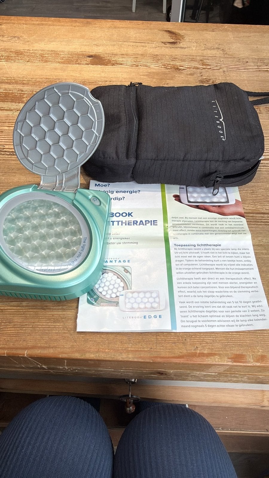 Litebook Advantage lichttherapielamp met tas, Ophalen of Verzenden, Gebruikt, Overige typen
