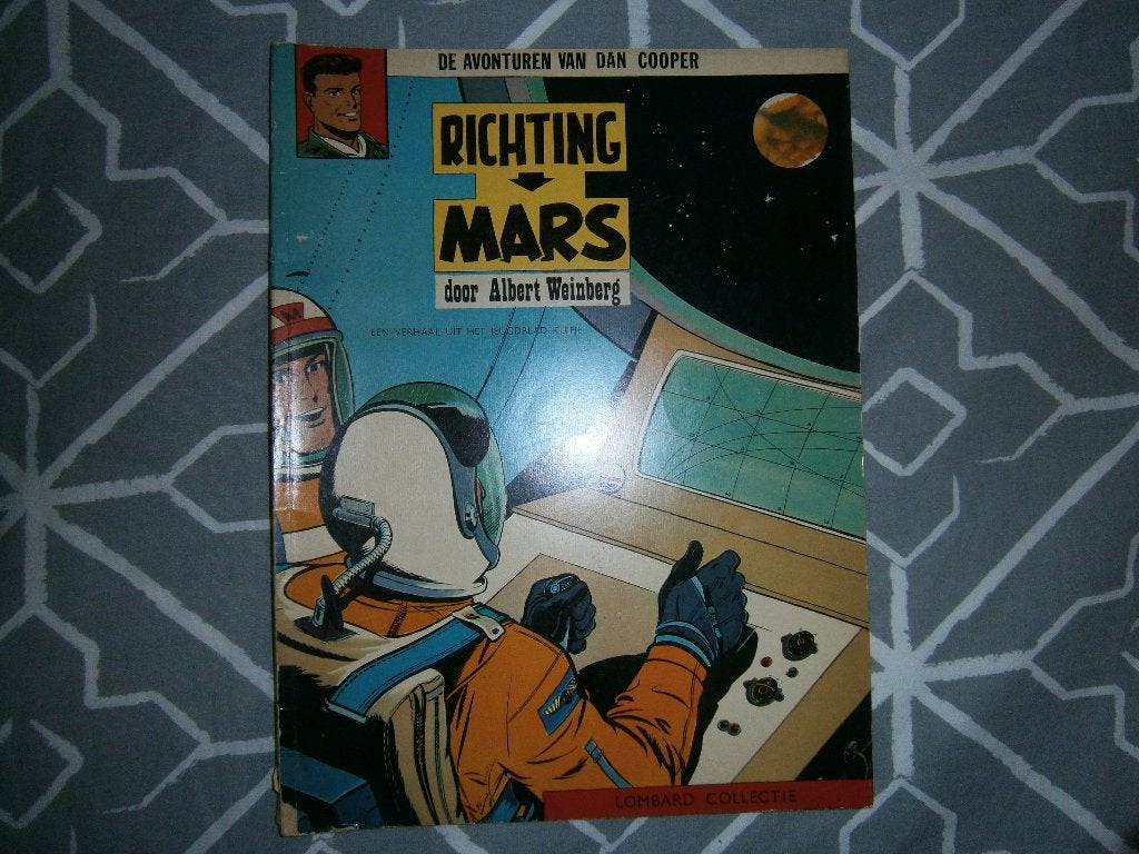 Dan Cooper – Richting Mars (1965) – vroege/ mogelijk 1e druk, Boeken, Eén stripboek, Ophalen, Gelezen, Albert Weinberg