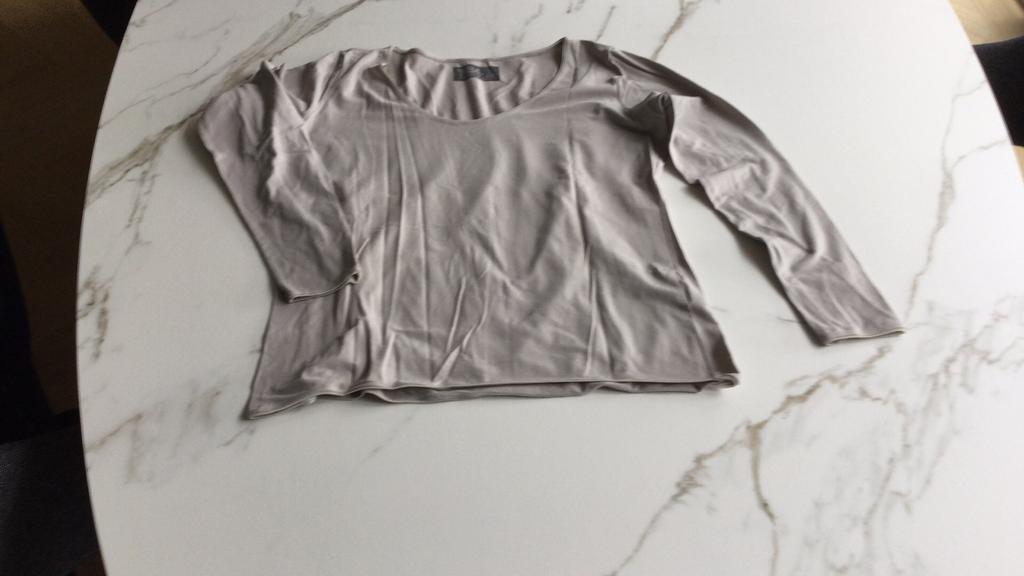 Annette Görtz t-shirt, mt L beige met lange mouw, Kleding | Dames, Beige, Maat 42/44 (L), Ophalen of Verzenden, Zo goed als nieuw