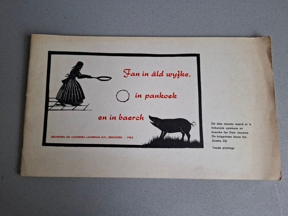 Fan in âld wyfke, en in baerch o in pankoek - 1952, Ophalen of Verzenden, Gelezen, D. Jaarsma