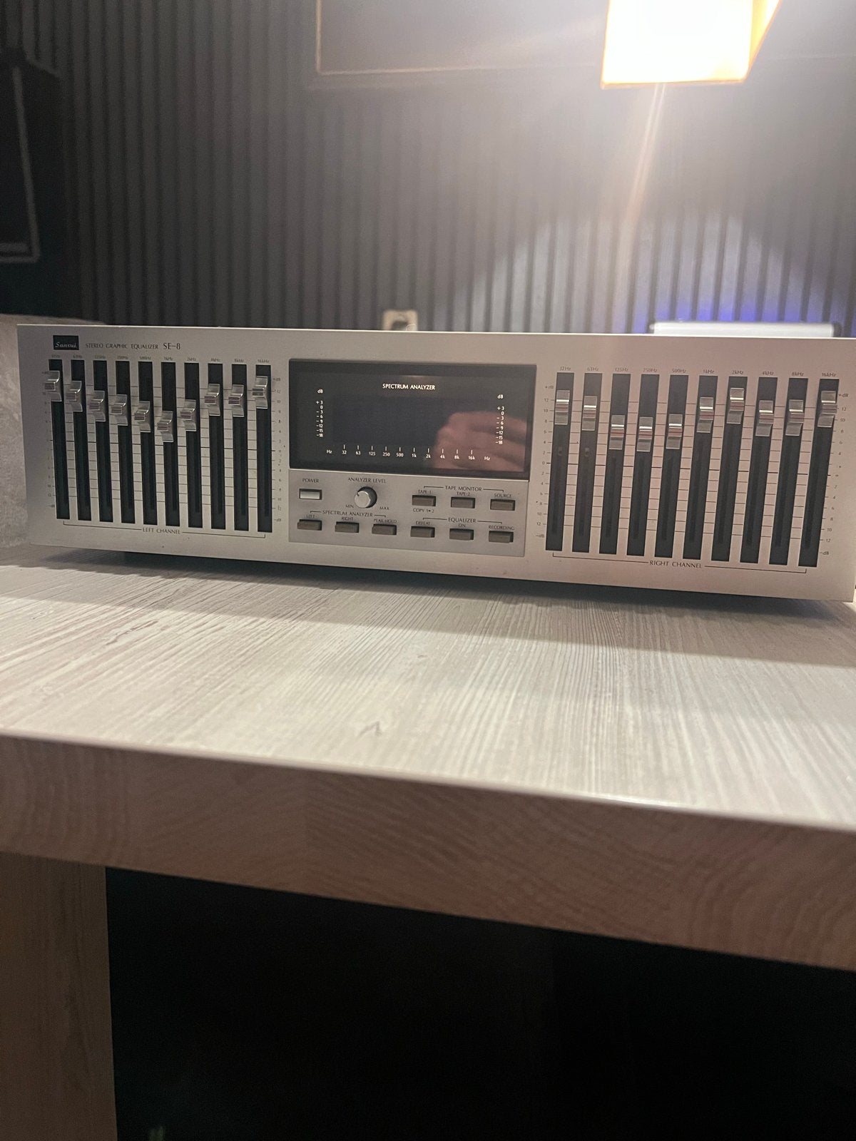 Sansui SE8 Stereo Grafische Equalizer - Zeldzaam & Goed Werk, Ophalen, Gebruikt, Stereo, Overige merken