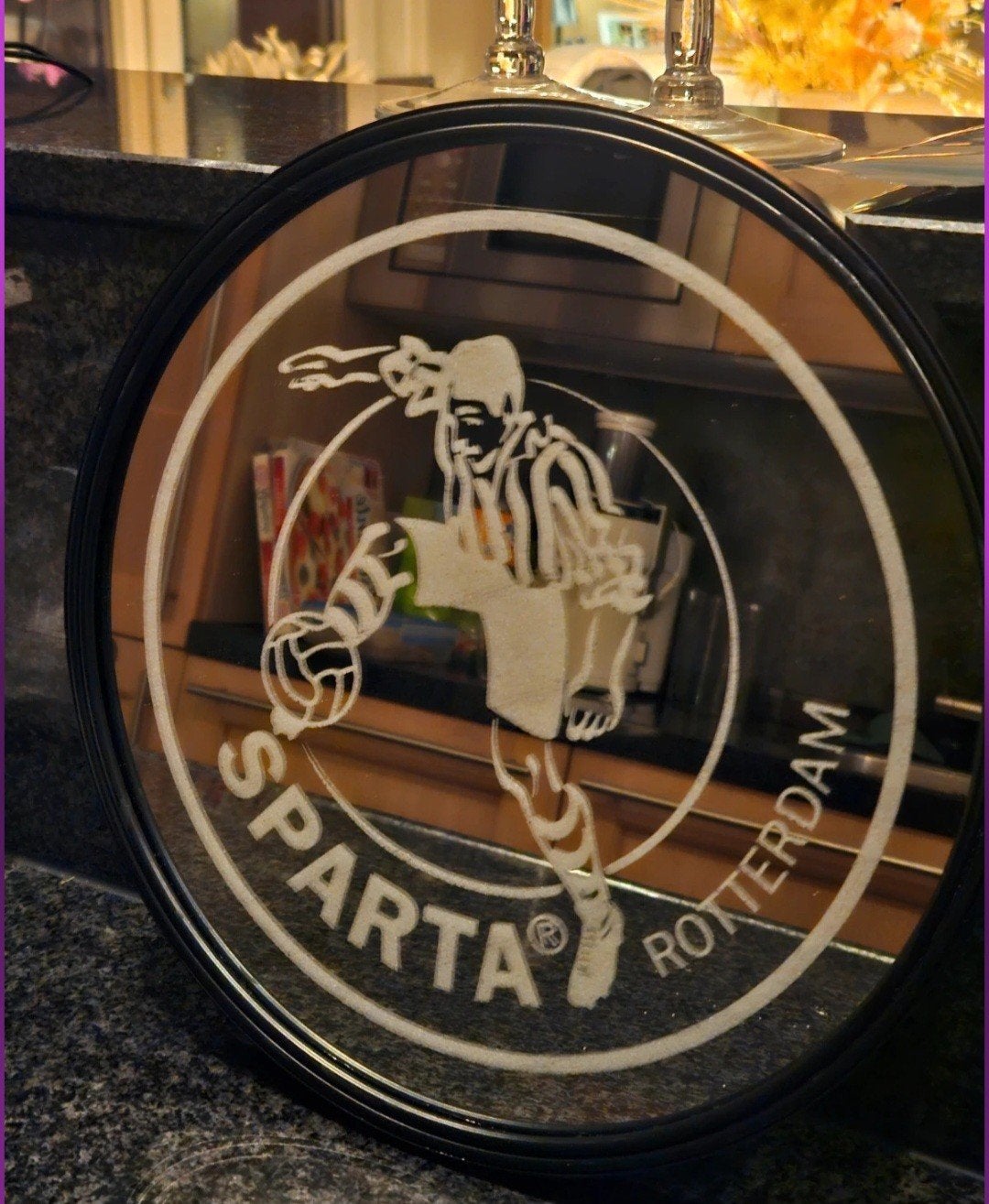 Sparta Rotterdam spiegel, Verzamelen, Sportartikelen en Voetbal, Ophalen of Verzenden, Sparta, Overige typen
