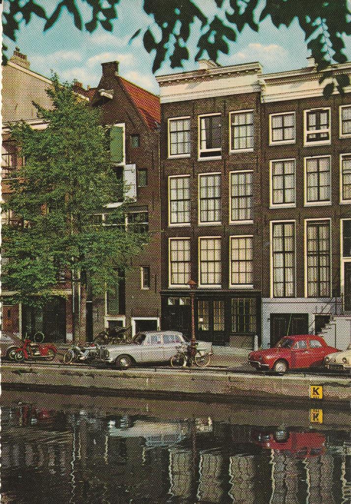 Amsterdam Anne Frank Huis 1962, Ophalen of Verzenden, 1960 tot 1980, Gelopen, Noord-Holland