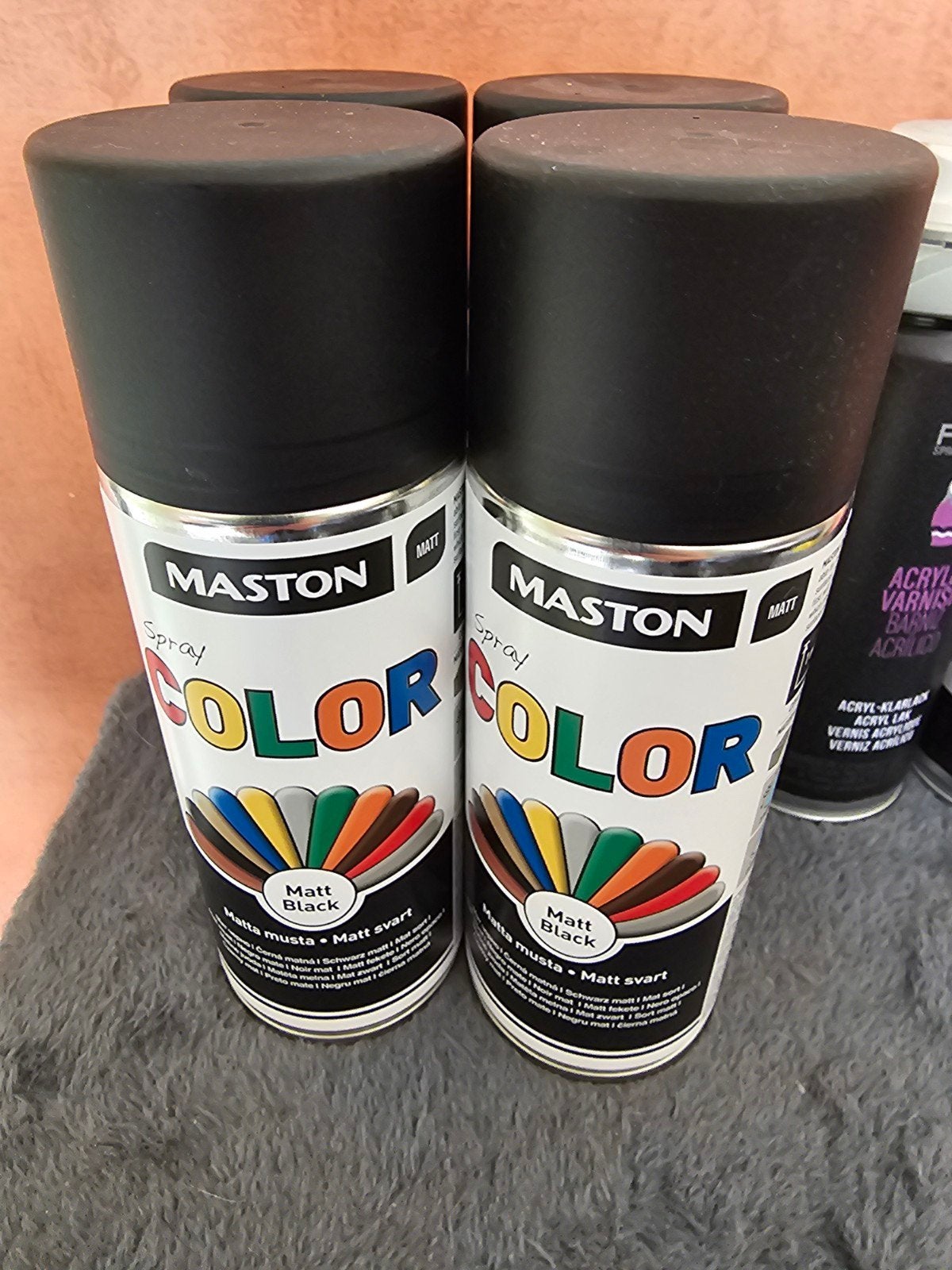 6 spuitbuisverf zwart/vernis, Ophalen of Verzenden, Nieuw, Verfspuit of Verfpomp
