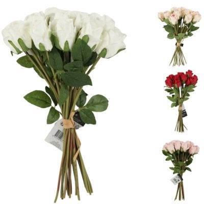Partij Rozen kunstboeket, Huis en Inrichting, Woonaccessoires | Kunstplanten en Kunstbloemen, Ophalen, Nieuw
