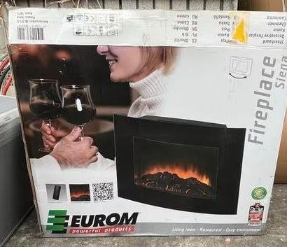 Eurom Siena Elektrische Sfeerhaard - Nieuw in doos, Huis en Inrichting, Haarden, Ophalen of Verzenden, Nieuw, Vrijstaande haard