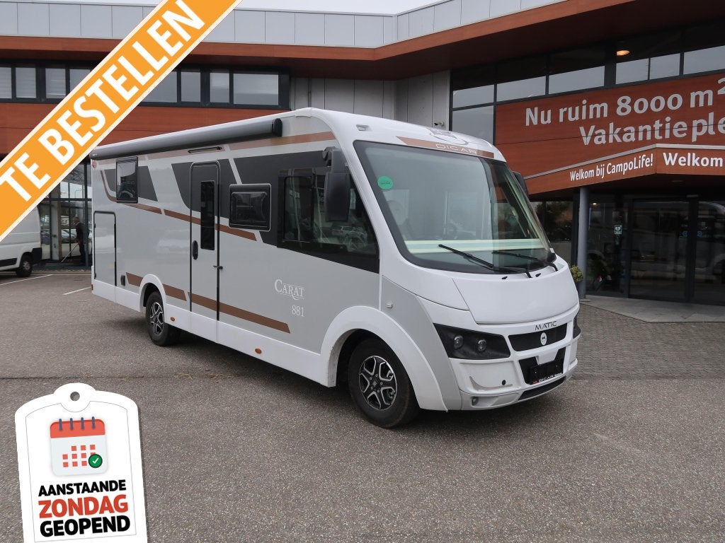 McLouis Carat 881 G QUEENSBED EN HEFBED, Ringverwarming, Fiat, Diesel, ABS