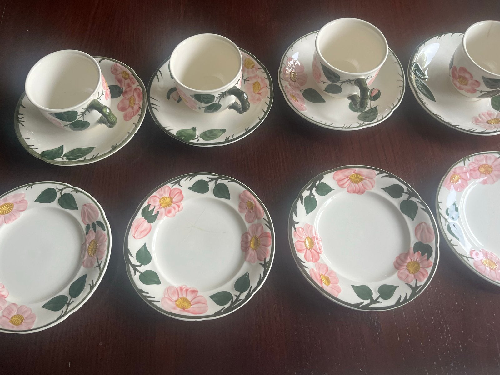 Villeroy & Boch Wild Rose Servies - 4 kop en schotels, Antiek en Kunst, Ophalen of Verzenden