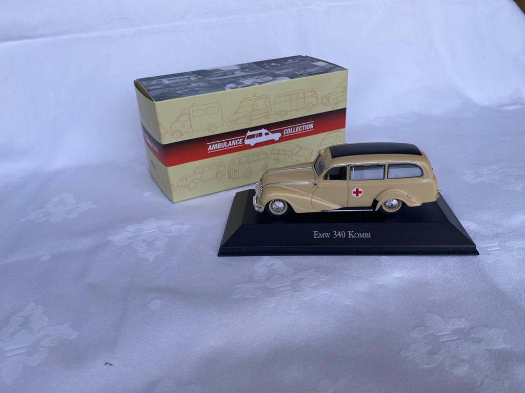 EMW 340 Kombi Miniatuur Ambulance, Ophalen of Verzenden, Zo goed als nieuw