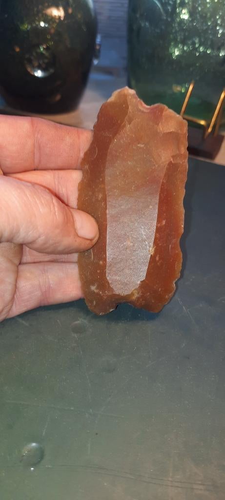 Rood Jasper  hakbijl, Ophalen of Verzenden
