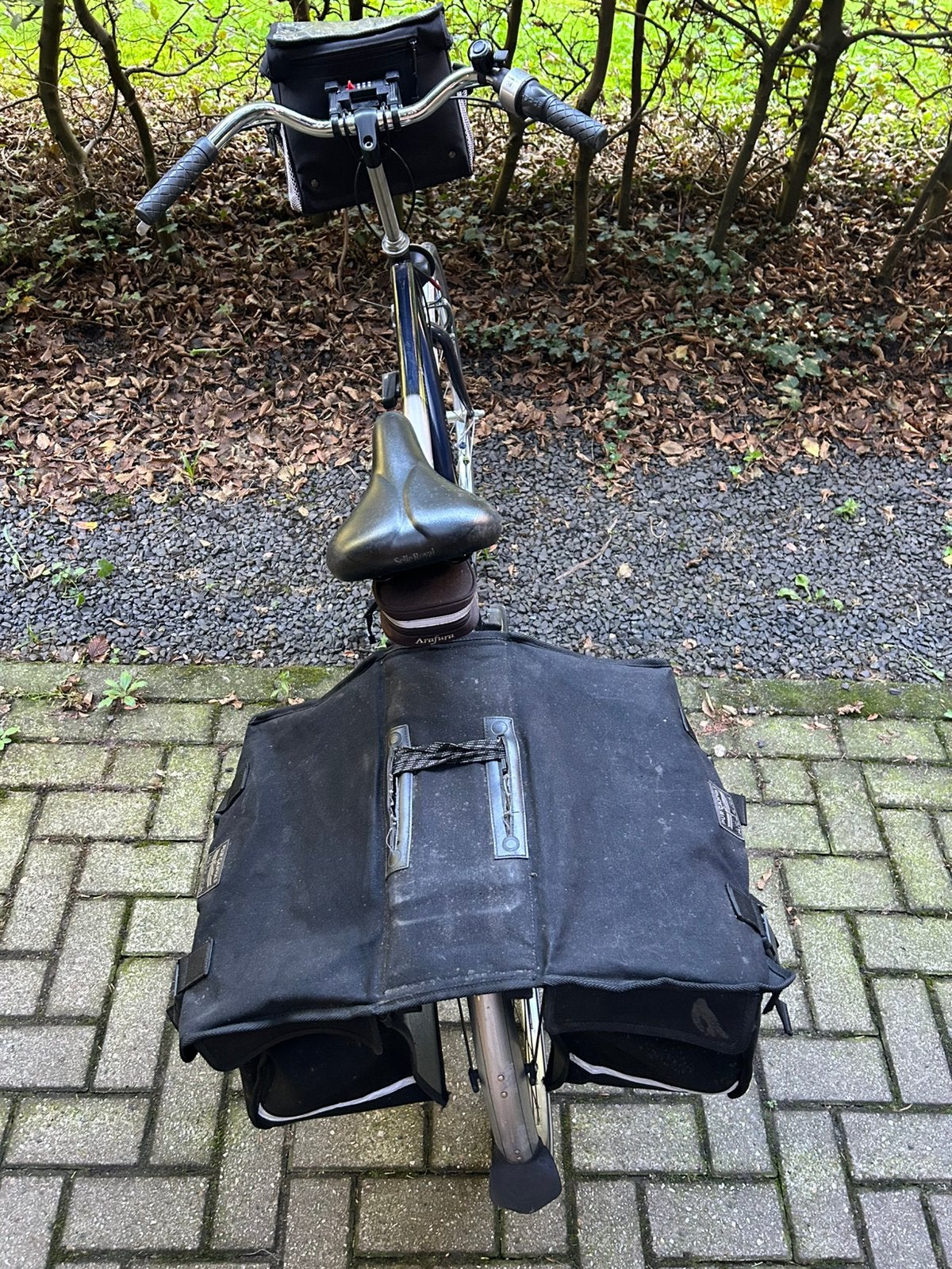 Nette hetenfiets met fietstassen, Ophalen, Zo goed als nieuw, Overige modellen