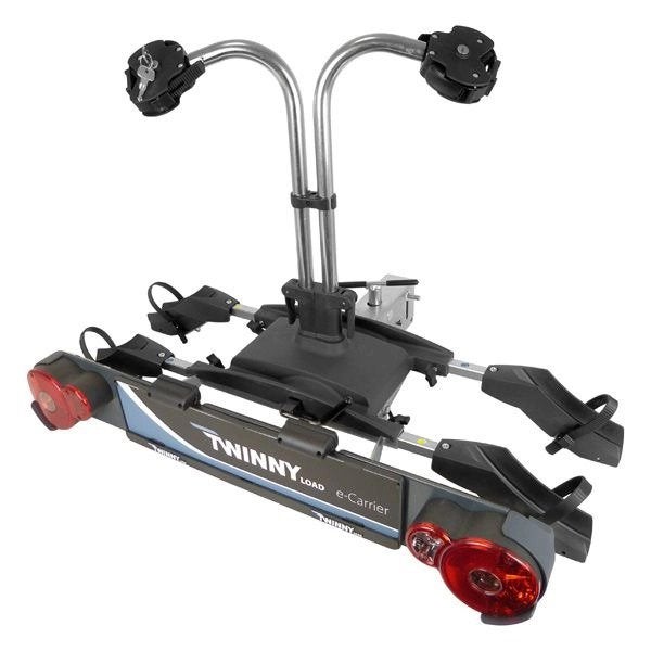 Twinny Load e-Carrier kantelbare e-bike fietsendrager, Gebruikt, Ophalen of Verzenden, 2 fietsen, Trekhaakdrager