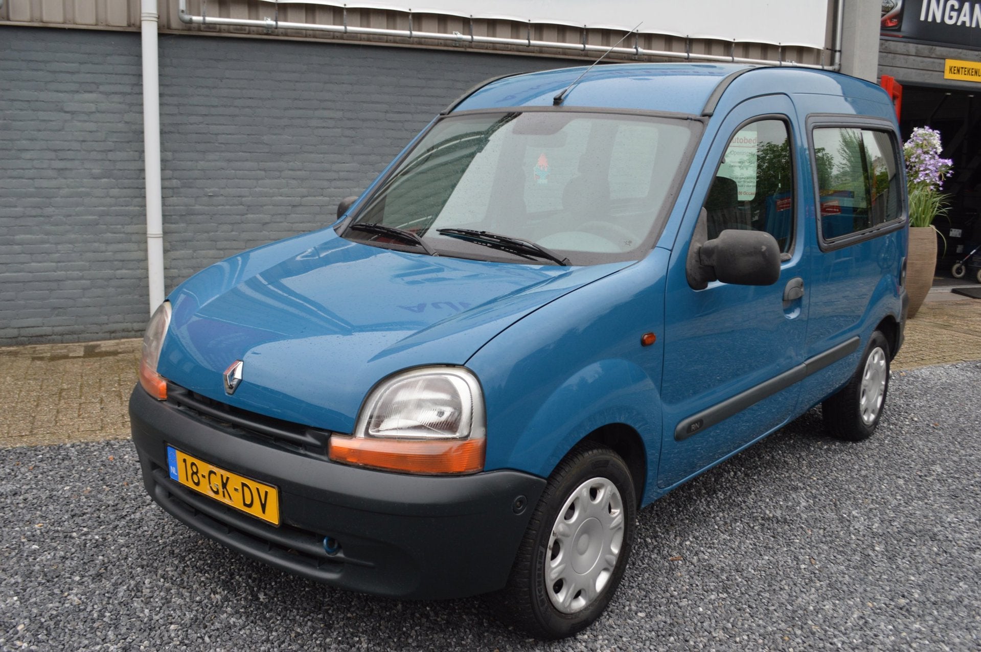 Renault Kangoo 1.4 RN | Stuurbekrachtiging | Invalide auto |, Stof, Gebruikt, 4 cilinders, Blauw