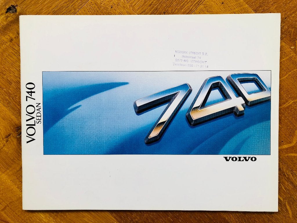 Volvo 740 Sedan folder 1988, Volvo, Verzenden, Nieuw, Volvo