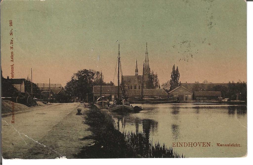 Berkers Verbunt No.260: Eindhoven - Kanaalzicht, Verzenden, Voor 1920, Gelopen, Noord-Brabant