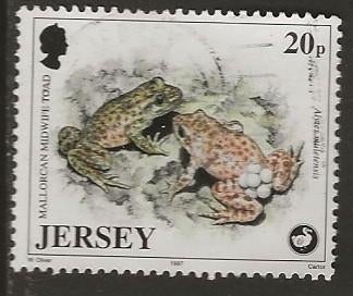 Jersey 46, kikkers, Verzenden, Gestempeld