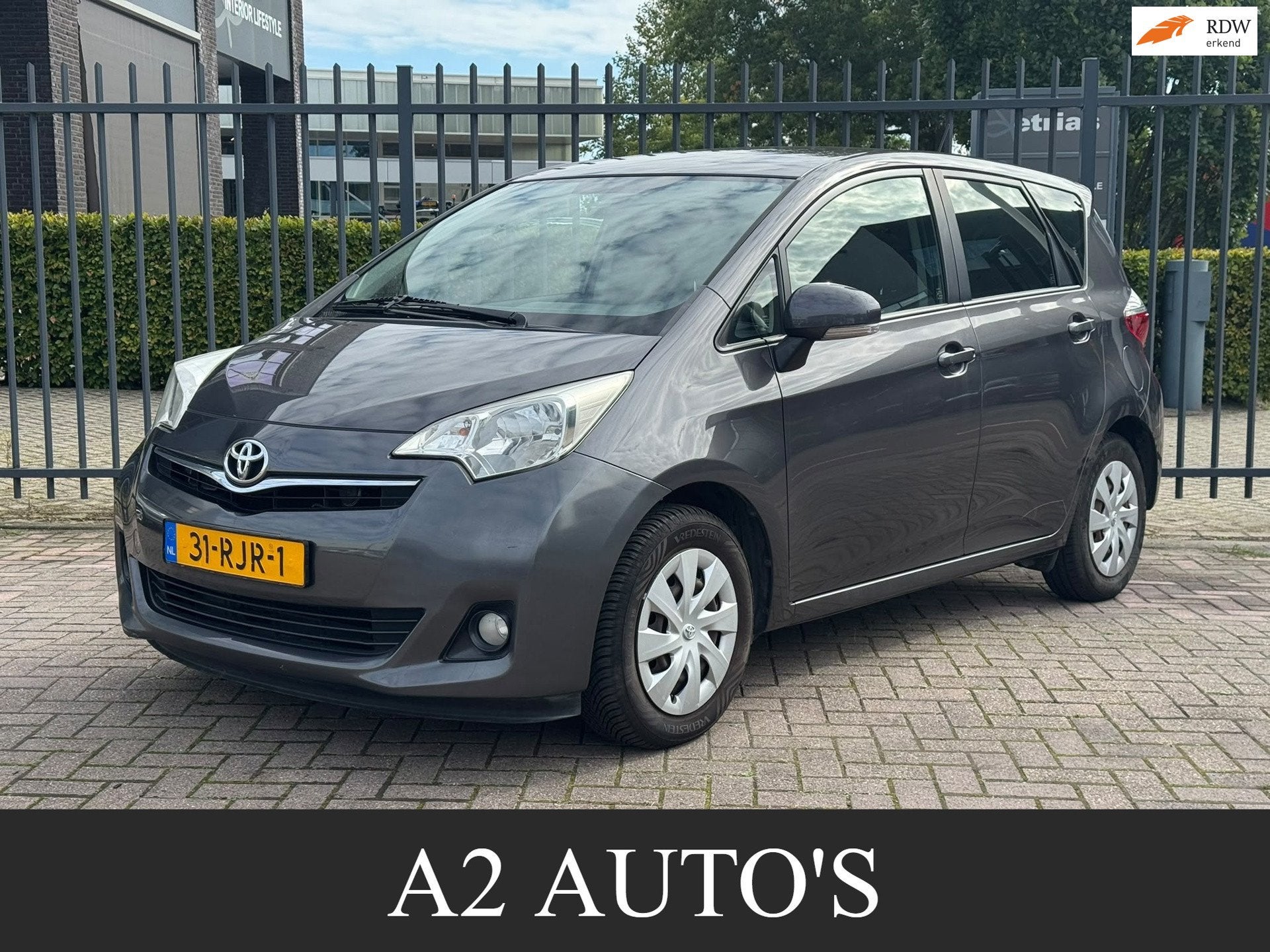 Toyota Verso-S 1.3 VVT-i Aspiration Navi|Ecc|Camera, Voorwielaandrijving, Stof, Gebruikt, 4 cilinders