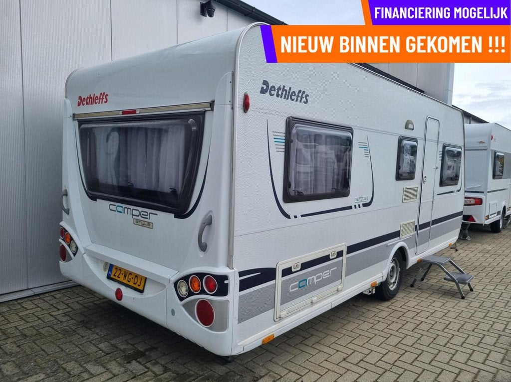 Dethleffs camper style 510 V ENKELE BEDDEN + MOVER +VOORTENT, Caravans en Kamperen, Caravans, Mover, Rondzit, 7 tot 8 meter, Bedrijf