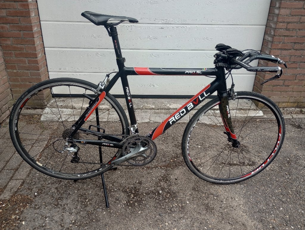 Red Bull Tijdrit/triathlonfiets Shimano Ultegra maat 56cm, 28 inch, Gebruikt, Aluminium, Meer dan 20 versnellingen