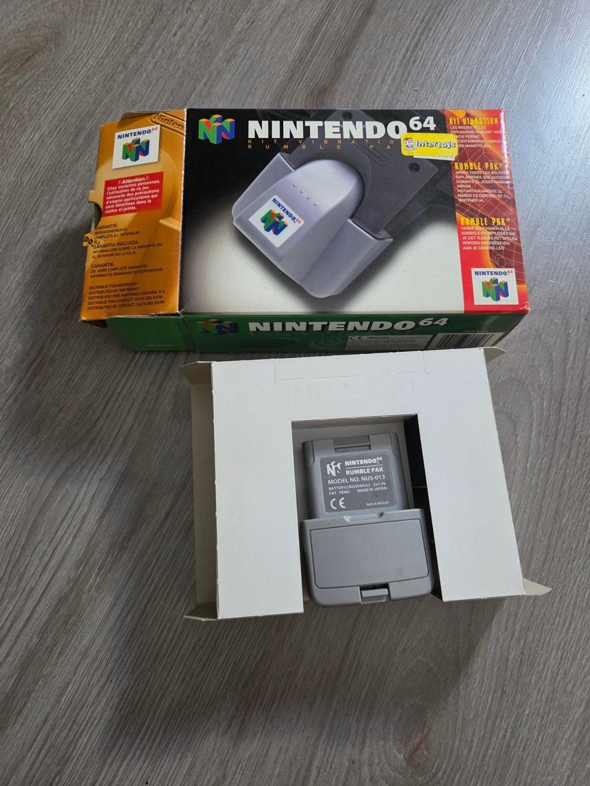 Nintendo 64 Rumble Pak - Nieuw in doos, Spelcomputers en Games, Spelcomputers | Nintendo 64, Nieuw, Zonder controller, Ophalen