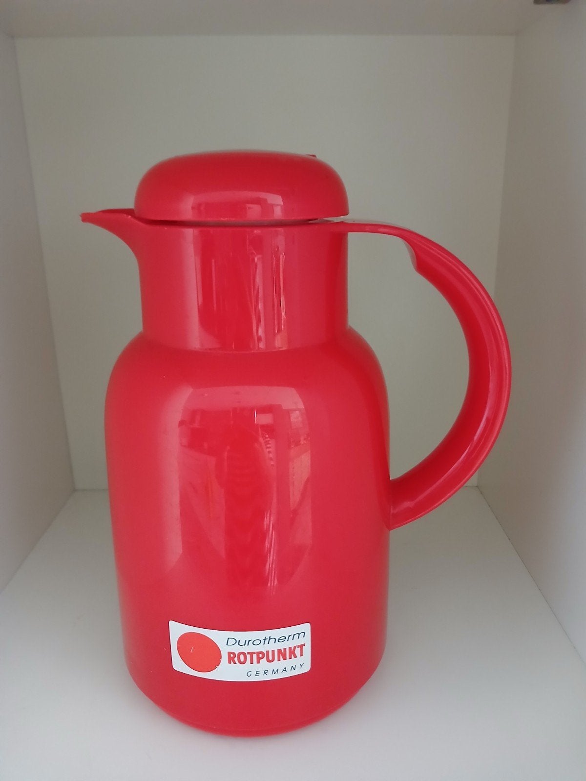 Vintage Rotpunkt Thermoskan Rood - Made in West Germany, Ophalen of Verzenden, Huis en Inrichting