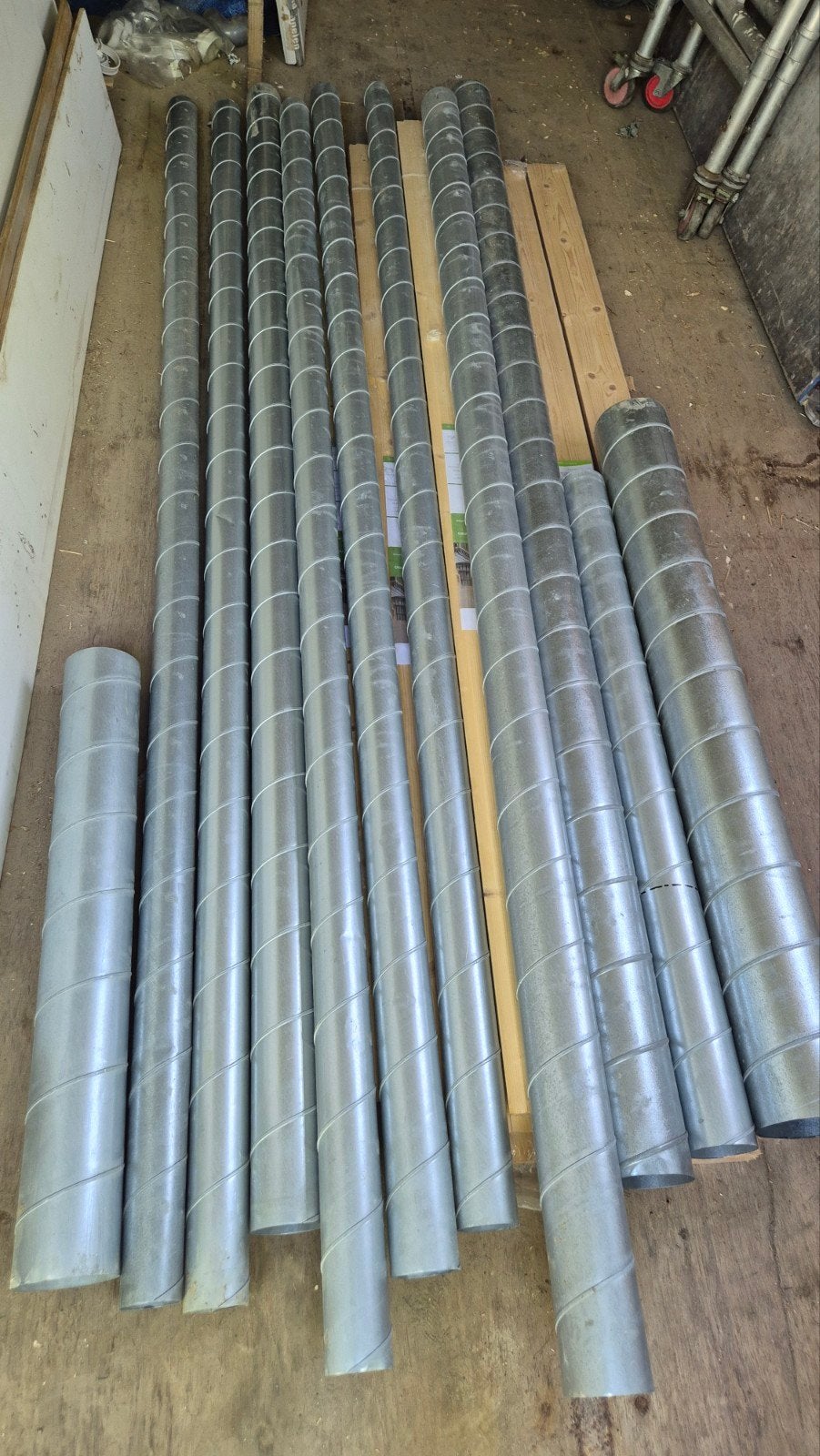 ventilatiekanalen diverse maten, Ophalen