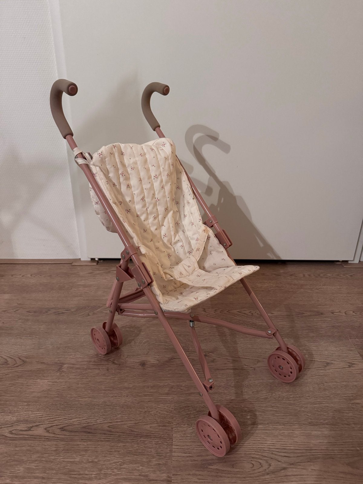 Little Dutch Metalen Poppenbuggy - White Meadows Roze, Kinderen en Baby's, Ophalen, Zo goed als nieuw, Overige typen