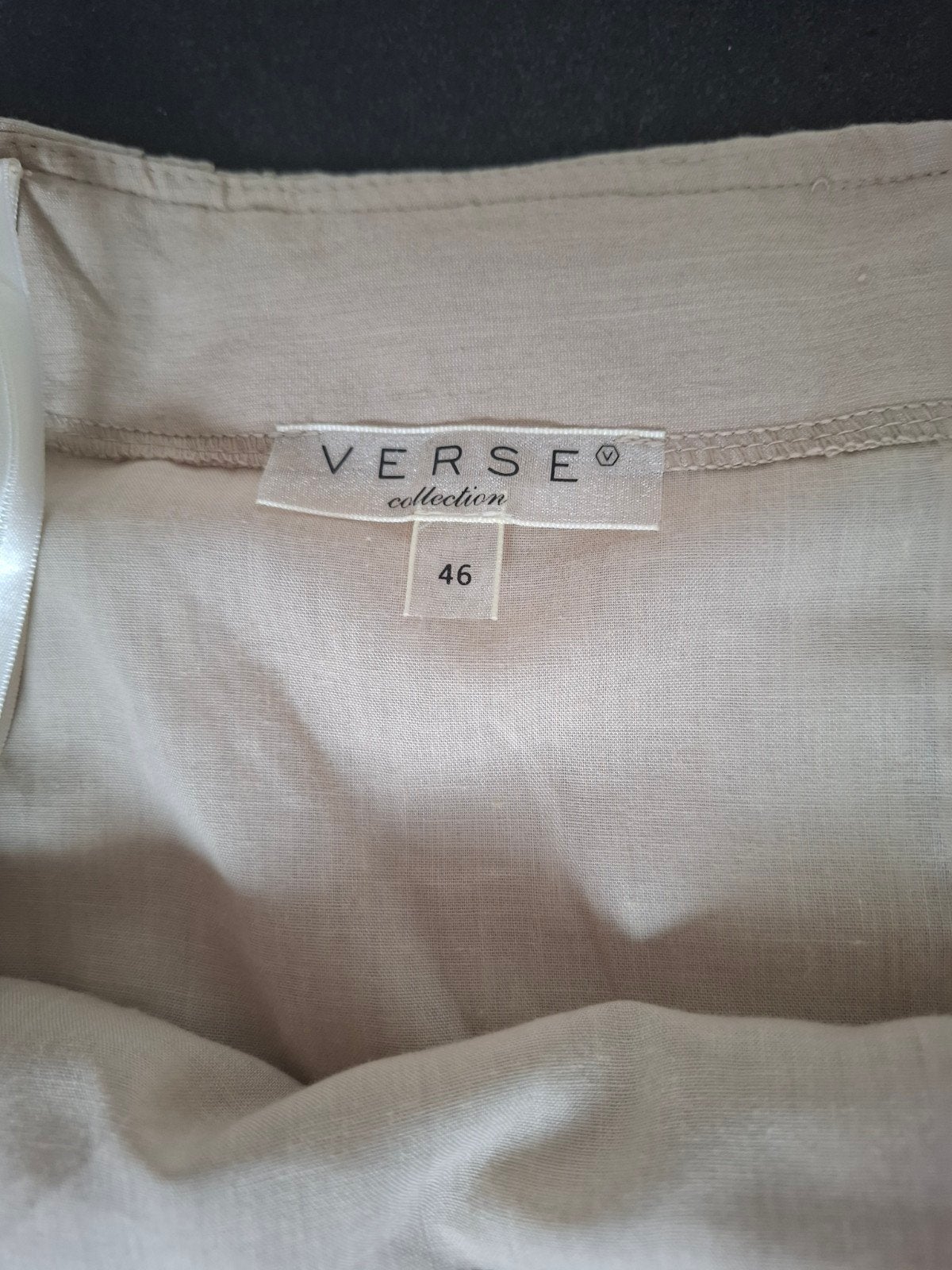 VERSE rok beige linnenlook – maat 46 – uitlopend, Rok, Beige, Ophalen of Verzenden, Zo goed als nieuw