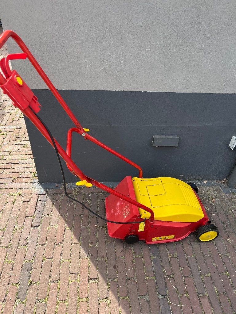 Grasmaaier, Ophalen, Gebruikt, Elektrische grasmaaier, Elektrische starter