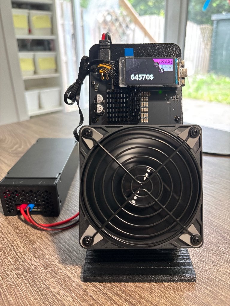 NerdQaxe++ Rev6.1 6TH/s Sha256 ASIC Miner BTC,BCH,FB,DGB, Computers en Software, Servers, Nieuw, 4 Ghz of meer, Minder dan 4 GB