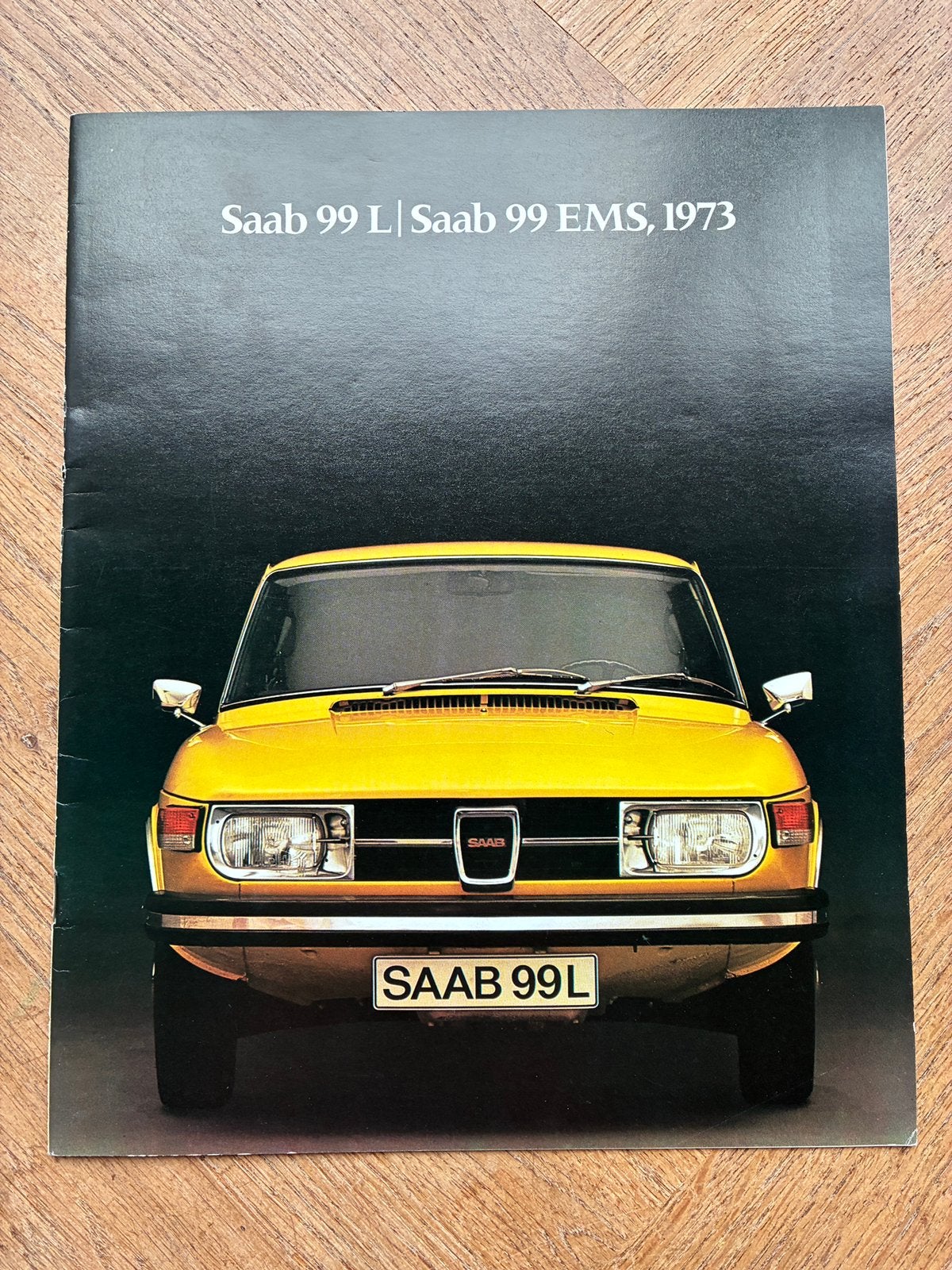 Saab 99 brochure 1973, Verzenden, Zo goed als nieuw, Overige merken