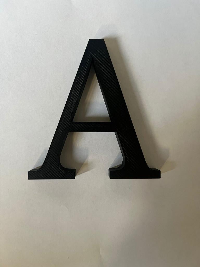 3D geprinten Letter, Ophalen of Verzenden, Nieuw, Filament