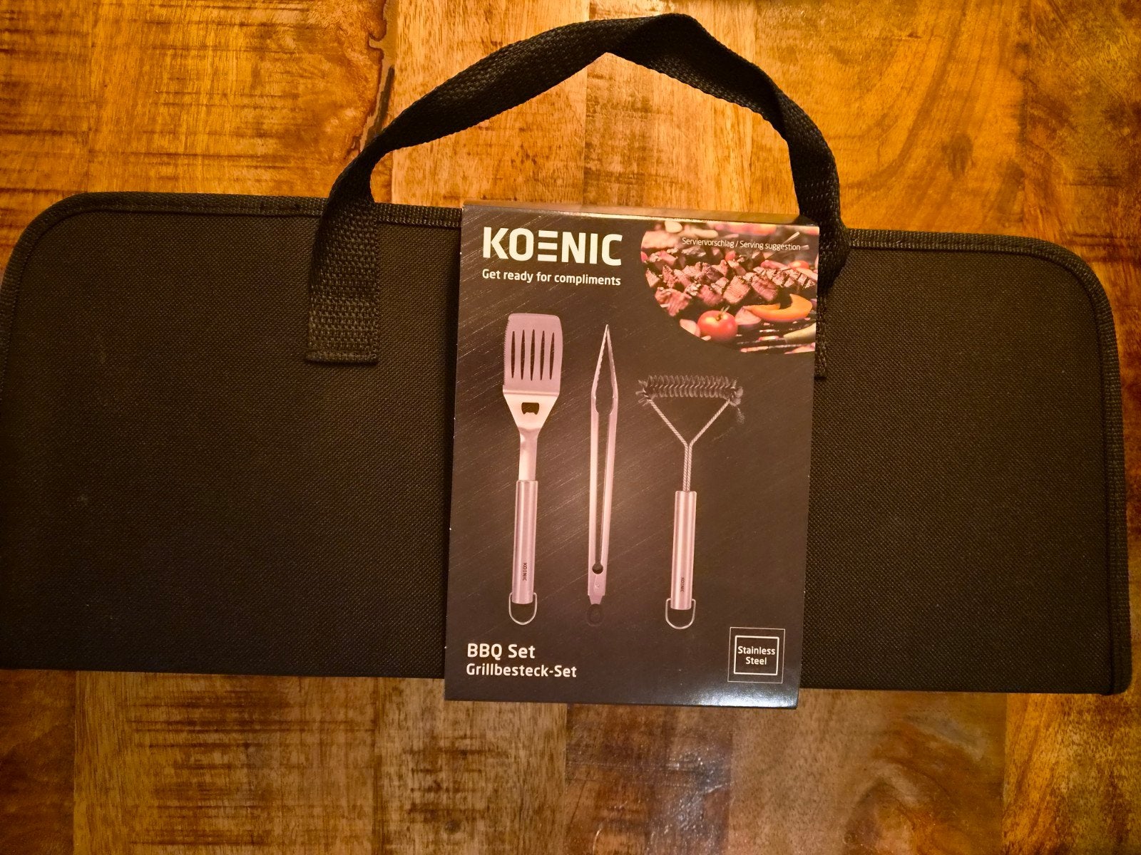 Nieuw Koenic BBQ Set - Grillbestek-Set RVS, Ophalen of Verzenden, Nieuw, Koenic